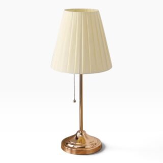 Lámpara mesa recargable inalámbrica, táctil 3 tonos, latón